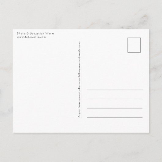 Avignon France Briefkaart (Achterkant)