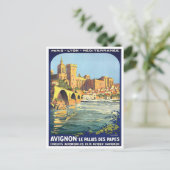 Avignon France vintage Briefkaart (Staand voorkant)