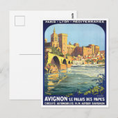 Avignon France vintage Briefkaart (Voorkant / Achterkant)