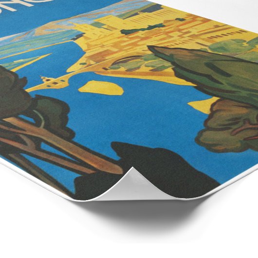 Avignon France Vintage Poster (Hoek)