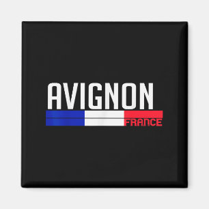 Avignon Frankrijk Vlag Reis Souvenir Voor Lokale B Magneet