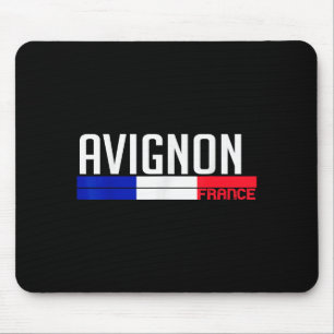 Avignon Frankrijk Vlag Reis Souvenir Voor Lokale B Muismat