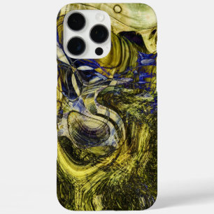 Avignon Olive Green Abstract Art iPhone 16 Pro Max Hoesje