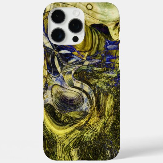 Avignon Olive Green Abstract Art Case-Mate iPhone Case (Achterkant)