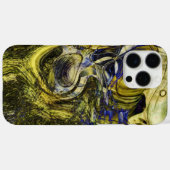Avignon Olive Green Abstract Art Case-Mate iPhone Case (Achterkant (horizontaal))