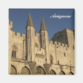 Avignon Palace van de paus Magnet (Voorkant)