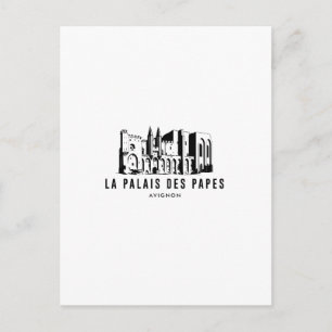 Avignon Pauselijk Paleis Historische Poster Deco Briefkaart