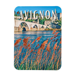 Avignon Photo Vintage Magneet