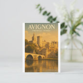 Avignon  Provence  Frankrijk reizen Briefkaart (Staand voorkant)