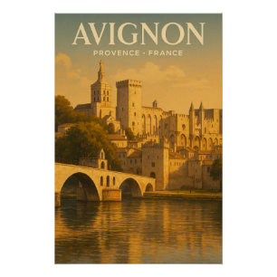 Avignon  Provence  Frankrijk reizen Perfect Poster