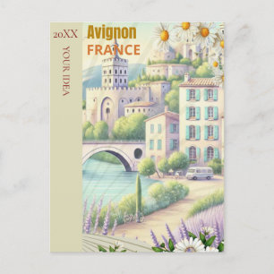 Avignon Reis Poster - FranceTravel Pos Briefkaart