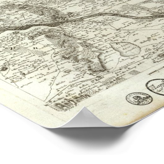 Avignon, Sinaasappel Poster (Hoek)