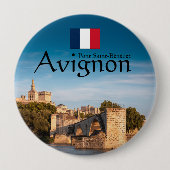 Avignon Souvenir Ronde Button 4,0 Cm (Voorkant)