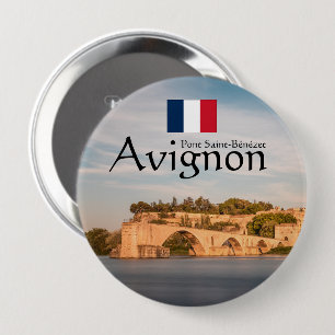Avignon Souvenir Ronde Button 4,0 Cm