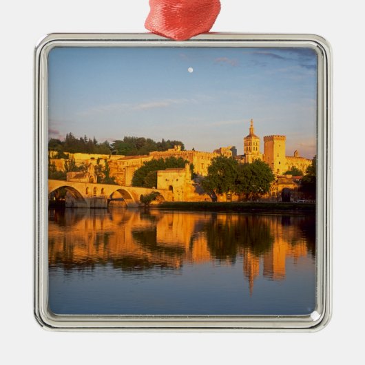 Avignon, Vaucluse, Provence, Frankrijk, Rhone Metalen Ornament (Voorkant)