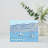Avila Beach, CA Briefkaart (Staand voorkant)