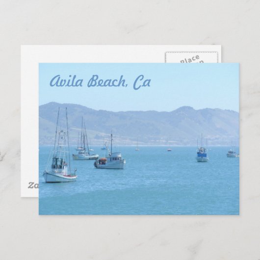 Avila Beach, Ca Briefkaart (Voorkant / Achterkant)