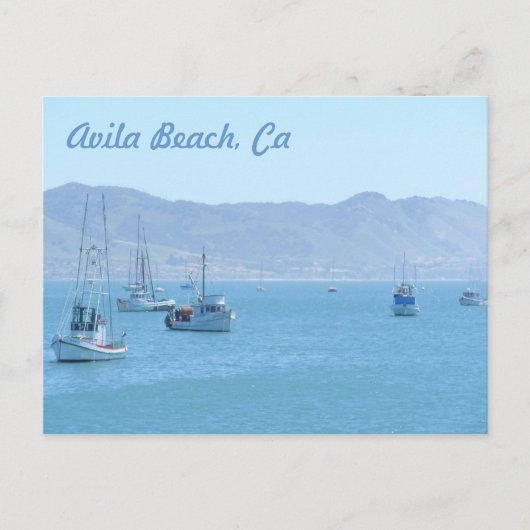 Avila Beach, Ca Briefkaart (Voorkant)