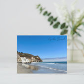 Avila Beach California Ocean Cliffs Photography Briefkaart (Staand voorkant)