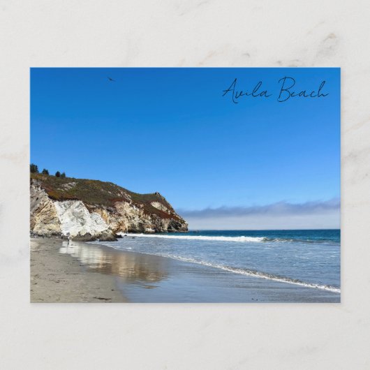 Avila Beach California Ocean Cliffs Photography Briefkaart (Voorkant)