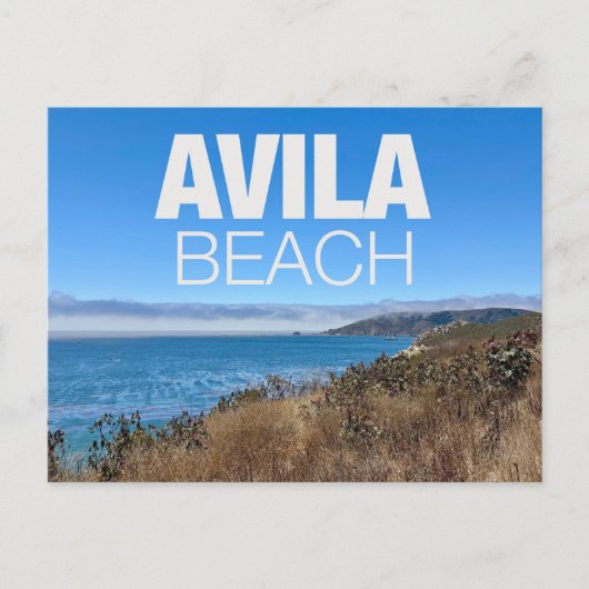 Avila Beach California Overlook Photography Briefkaart (Voorkant)