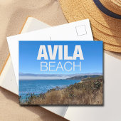 Avila Beach California Overlook Photography Briefkaart