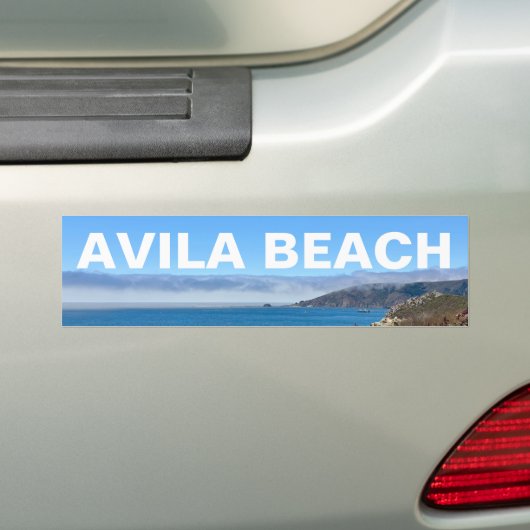 Avila Beach California Overlook Photography Bumpersticker (Op auto)