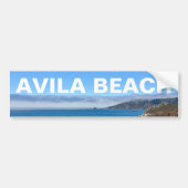 Avila Beach California Overlook Photography Bumpersticker (Voorkant)