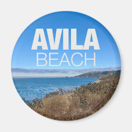 Avila Beach California Overlook Photography Magneet