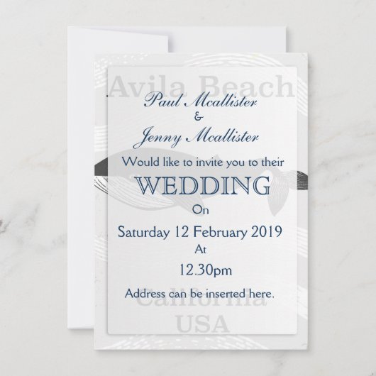 Avila Beach California Travel poster Kaart (Voorkant)