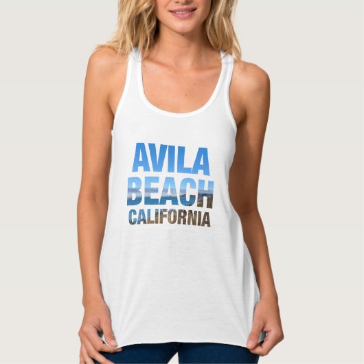 Avila Beach California Vacation Women's Tanktop (Voorkant)
