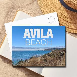 Avila Beach Californië Overzicht Fotografie Briefkaart