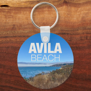 Avila Beach Californië Overzicht Fotografie Sleutelhanger