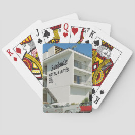 AVILA BEACH, CALIFORNIË. SURFSIDE MOTEL. POKERKAARTEN