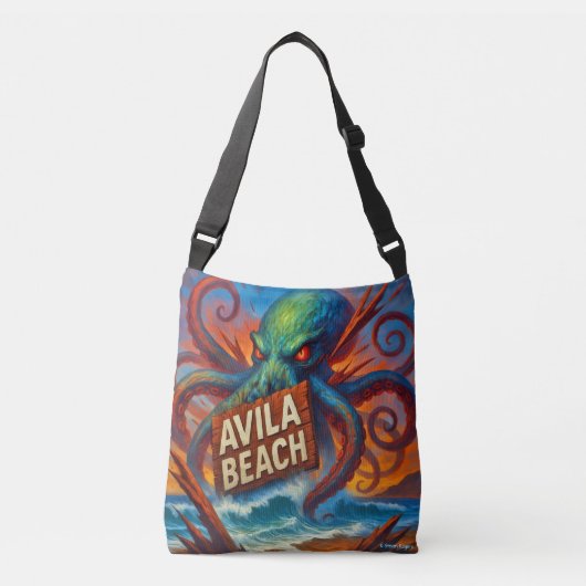 Avila Beach Canvas tas. Crossbody Tas (Voorkant)