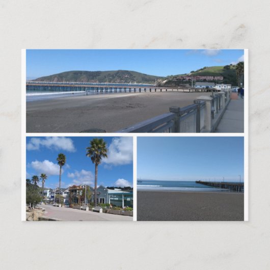 Avila Beach Collage briefkaart (Voorkant)
