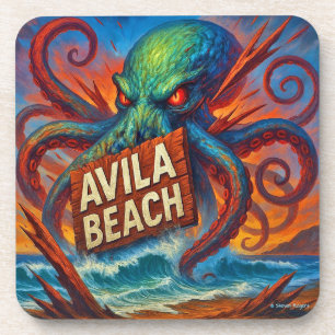 Avila Beach Onderzetters. 6 per verpakking. Bier Onderzetter