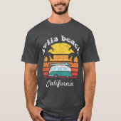 Avila Beach Souvenir Retro California Mannen Women T-shirt (Voorkant)