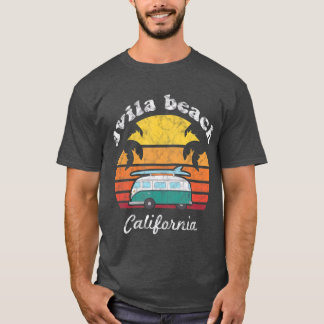 Avila Beach Souvenir Retro California Mannen Women T-shirt
