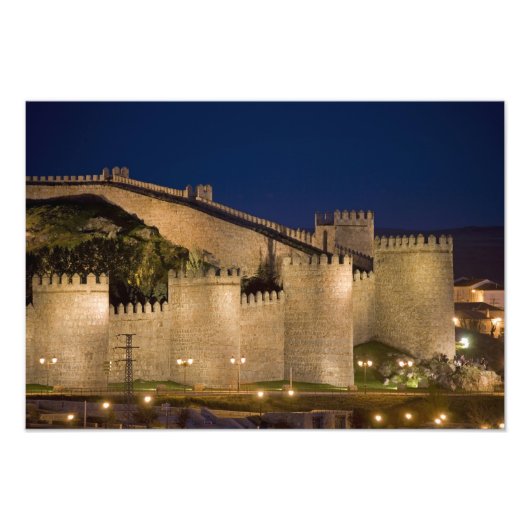 Avila, Castilië en León, Spanje Foto Afdruk (Voorkant)