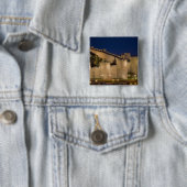Avila, Castilië en León, Spanje Vierkante Button 5,1 Cm (In situ)