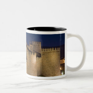 Avila, Castilla y León, Spanje Tweekleurige Koffiemok
