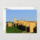 Avila Spanje Briefkaart (Voorkant / Achterkant)