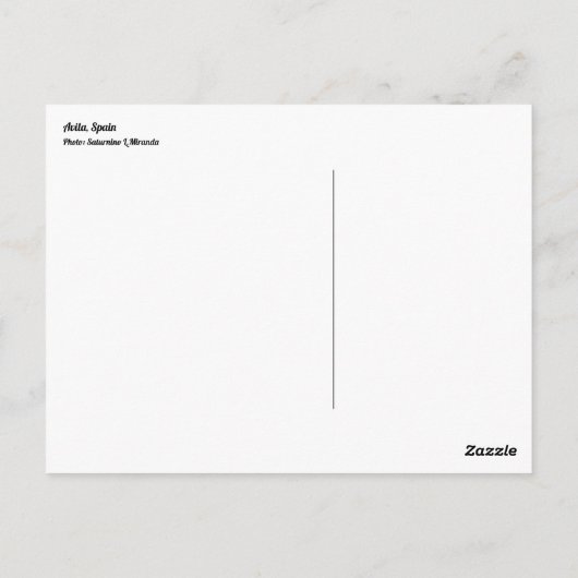 Avila Spanje Briefkaart (Achterkant)