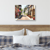 Avile street canvas afdruk (Insitu (Slaapkamer))