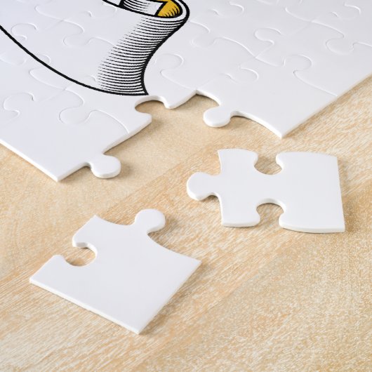 Aviles Family Crest Legpuzzel (Zijkant)