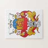 Aviles Family Crest Legpuzzel (Horizontaal)