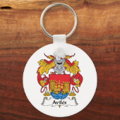 Aviles Family Crest Sleutelhanger (Voorkant)