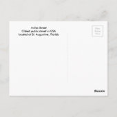 Aviles Street Briefkaart (Achterkant)