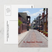 Aviles street St. Augustine, Florida Briefkaart (Voorkant / Achterkant)